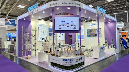 Booth builder at Analytica 2024 Munich