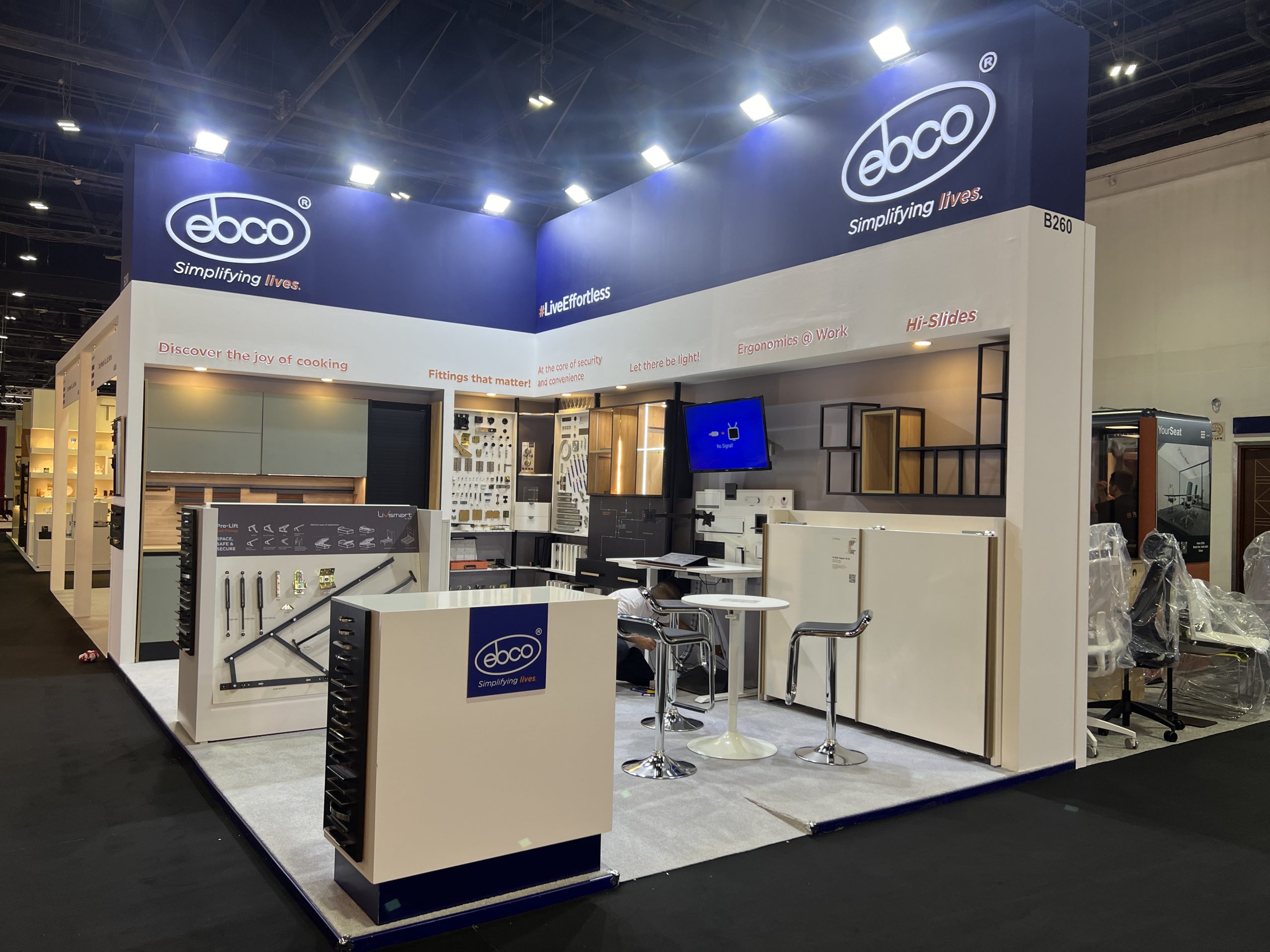 booth builder at Index Dubai