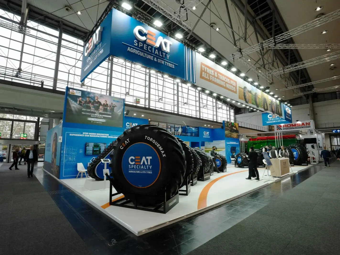 Booth build at Agritechnica 2025 Germany