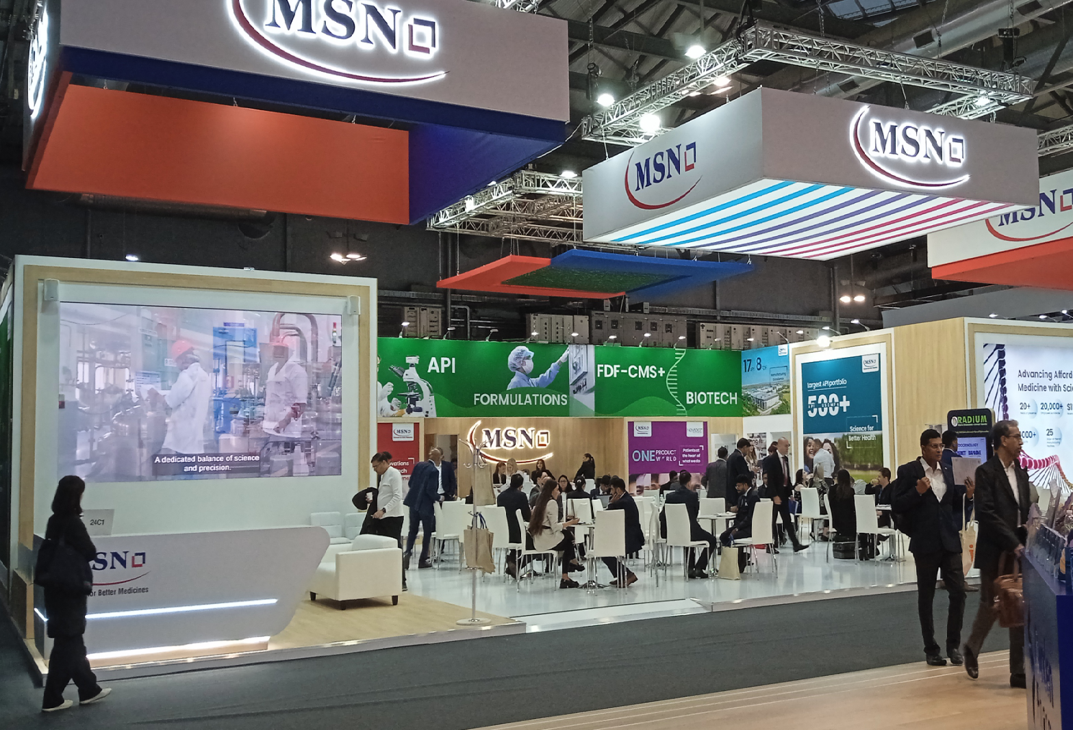 Booth build for CPHI Milan
